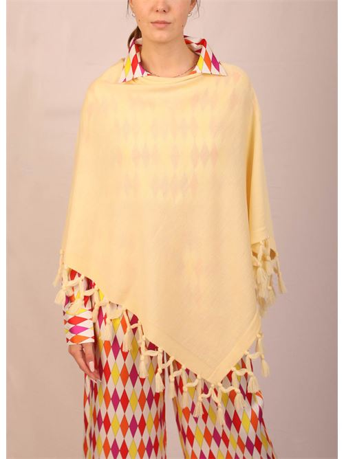 Ponchi giallo Art Tricot | PONCHOFRANGEGIALLO